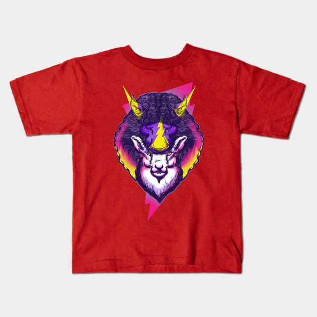 Wizard Mutton, Dead Lion Kids T-Shirt by manoystee